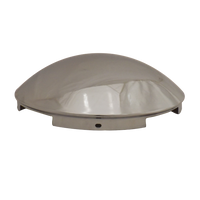 HUB CAP CHROME FRONT ROUND 8 5/8" LIP HEIGHT 5/16" 4 NOTCH