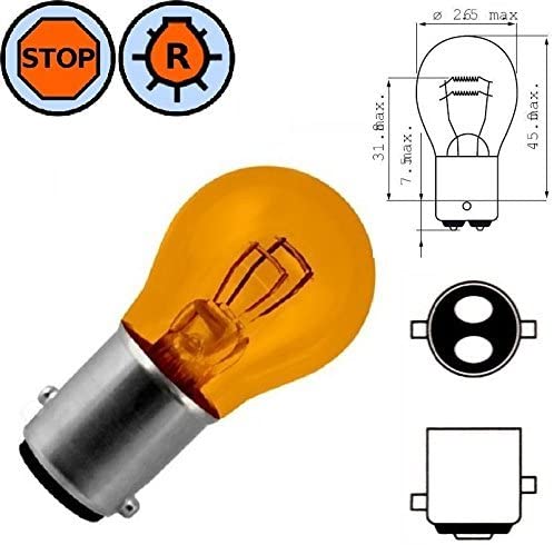 AUTO LAMP 12V 1034 21/5W S25 BAY15D STOP