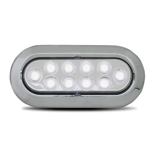 6" OVAL BACK-UP 10 LED