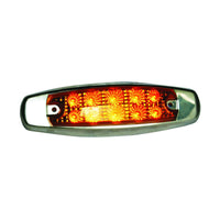AMBER OVAL MARKER LIGHT 10 LED