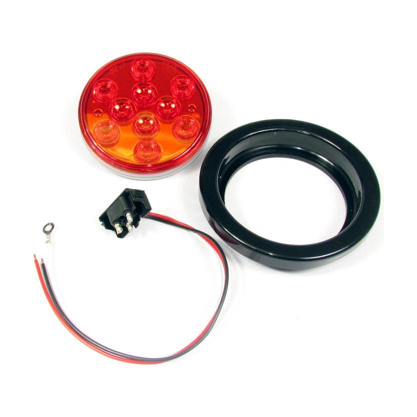 4" RED DIA. 10 LED SEALED KIT