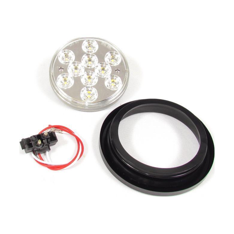 4" CLEAR DIA. 10 LED SEALED KIT