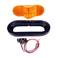 AMBER OVAL MID-TURN LIGHT LED SEALED KIT