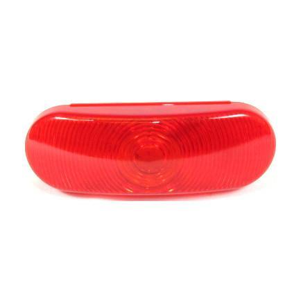 RED OVAL INCANDESCENT LIGHT SEALED
