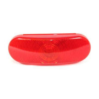 RED OVAL INCANDESCENT LIGHT SEALED