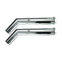 MUD FLAP HANGER CHROME 2 1/2