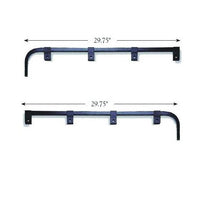 MUD FLAP HANGER STRAIGHT STEEL BY PAIR