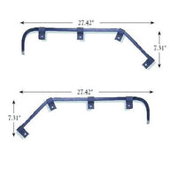 MUD FLAP HANGER ANGLED STEEL BY PAIR