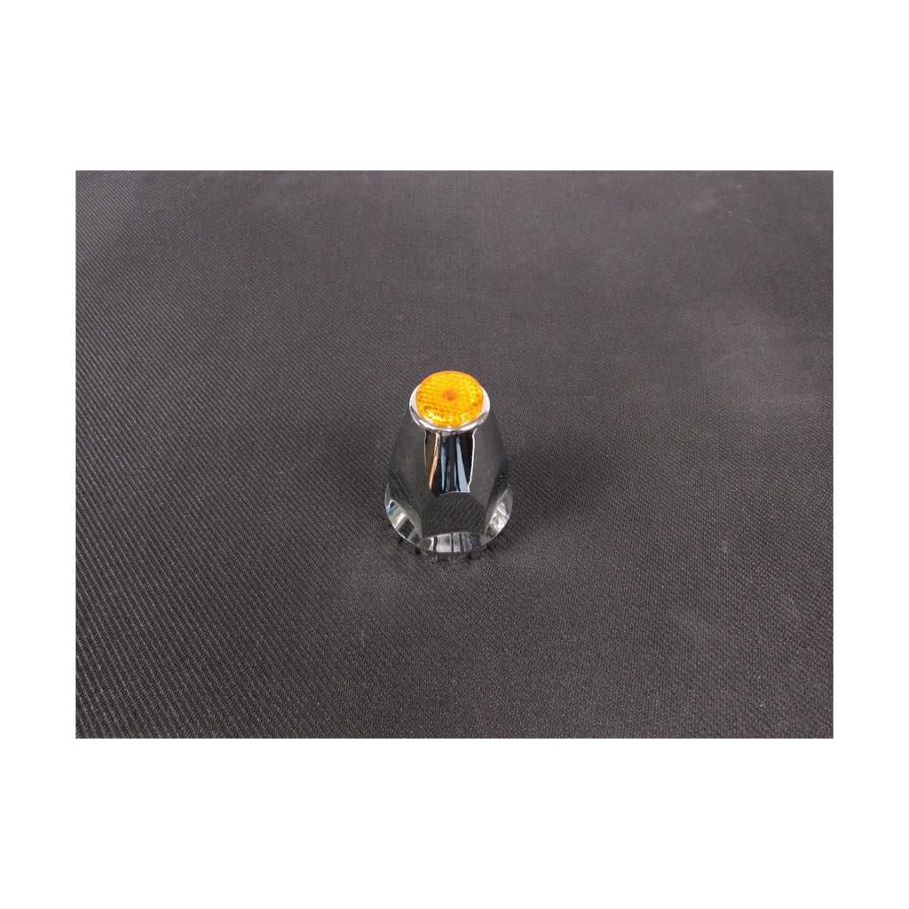 COLOR TOP REFLECTOR THREADED NUT COVER WITH FLANGE